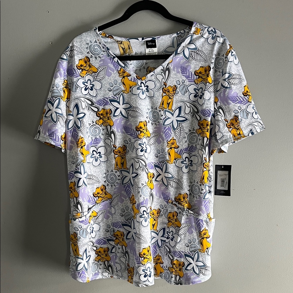 Disney Simba Scrub Top